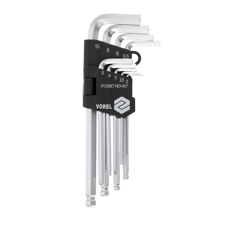 IMBUS SET SA KUGLOM 2-10mm 9/1 VOREL
