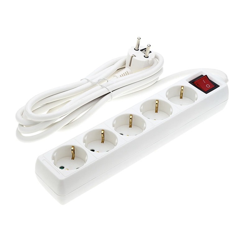 PRODUŽNI KABAL 5 UTIČNICA SA PREKIDAČEM