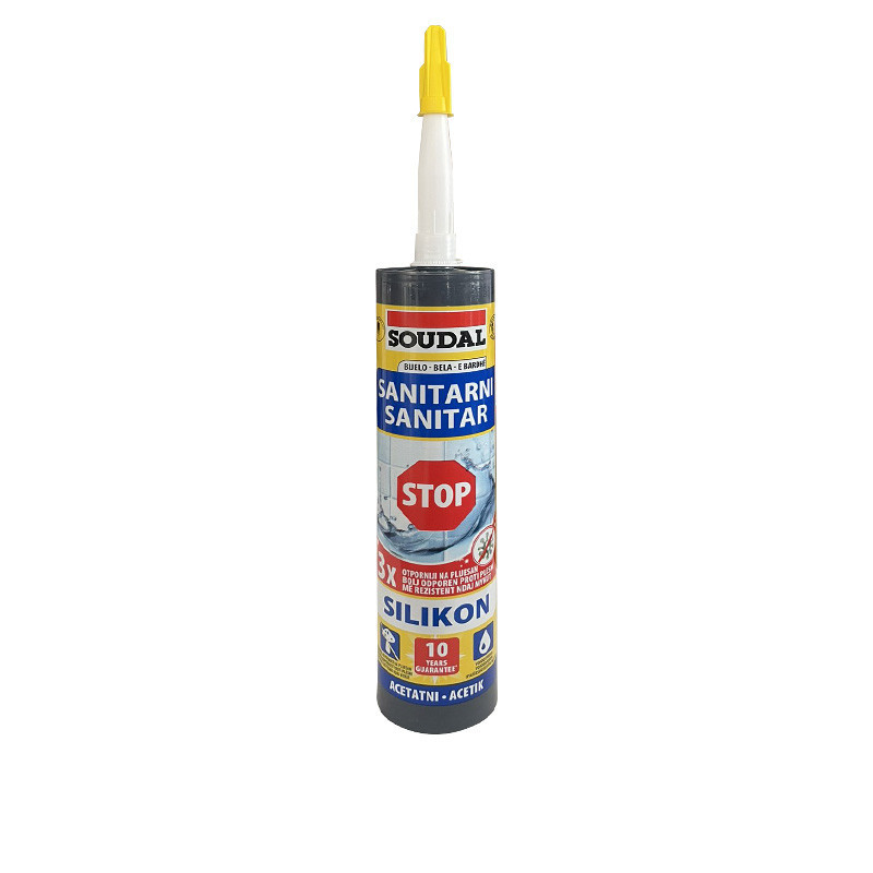 SILIKON SANITARNI BIJELI 280 ML. SOUDAL