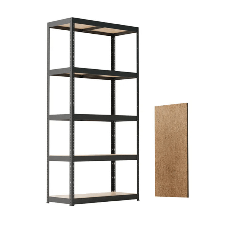 POLICA METAL / DRVO 180x90x40cm BLACK MAT P2H