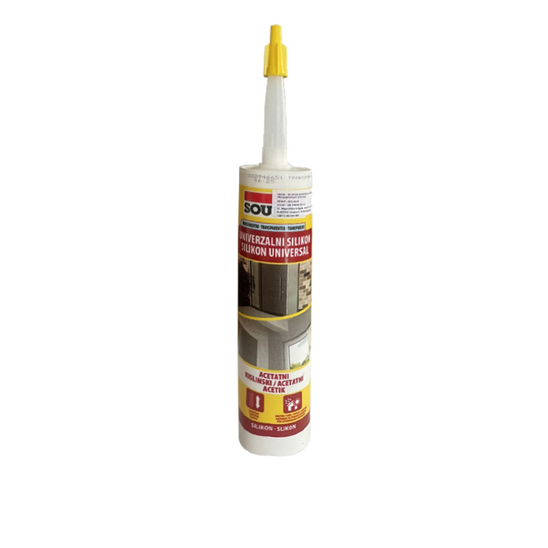 SILIKON UNIVERZALNI 280 ML TRANSPARENT SOUDAL