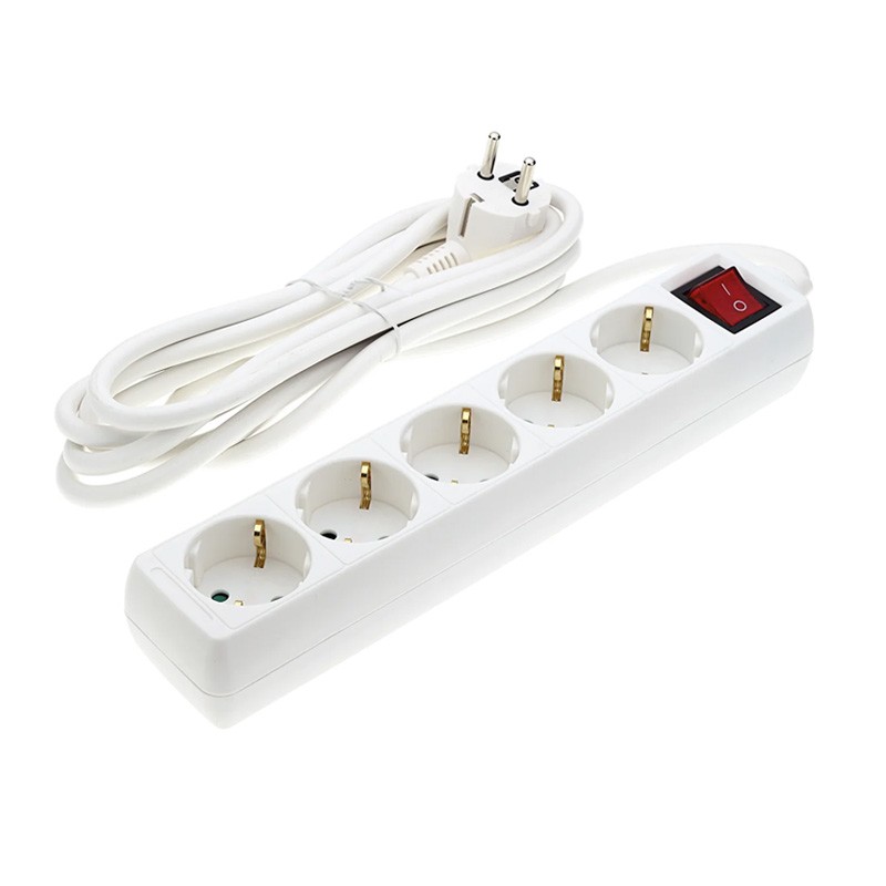 PRODUŽNI KABAL 5 UTIČNICA SA PREKIDAČEM