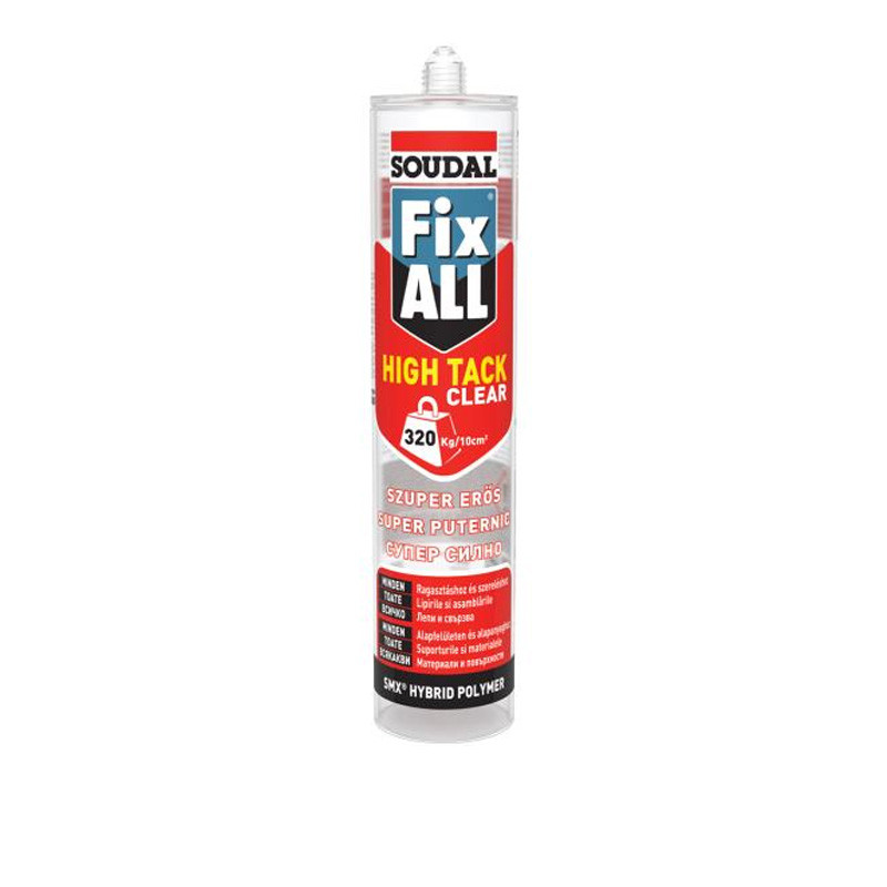 SILIKON LJEPILO BRTVILO 290 ML TRANSPARENT SOUDAL