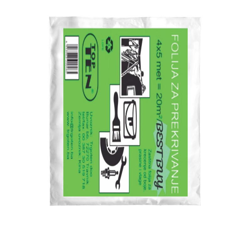 FOLIJE ZAŠTITNE 4x5 met.