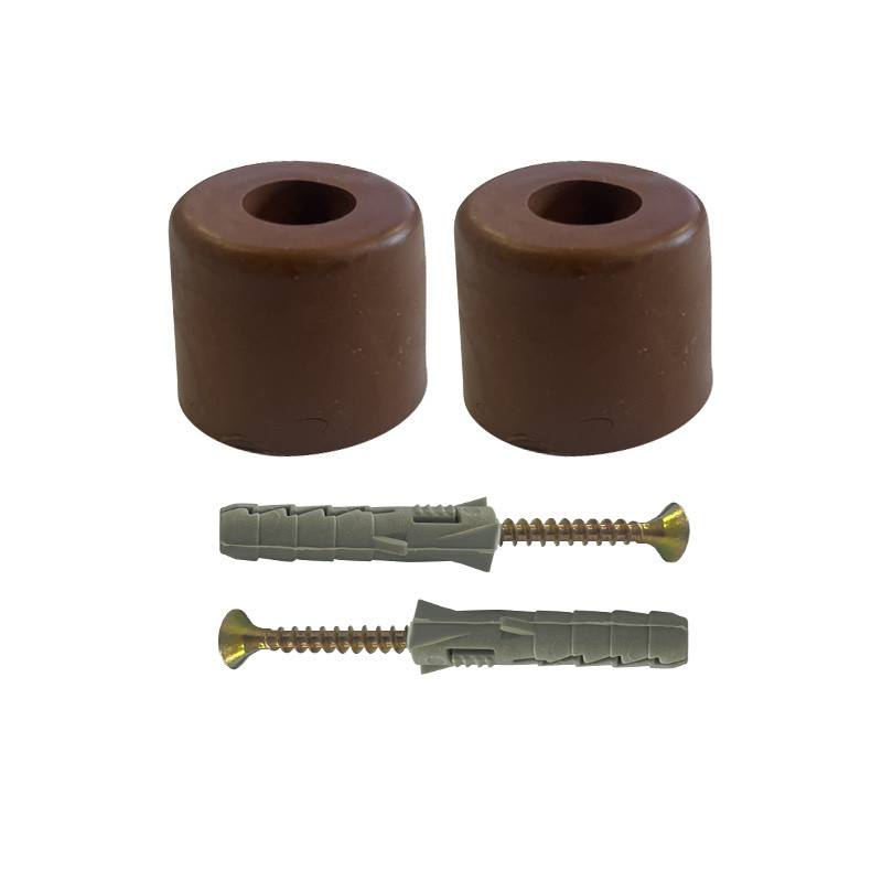 CILINDRIČNI ODBOJNIK ZA VRATA SET BRAON