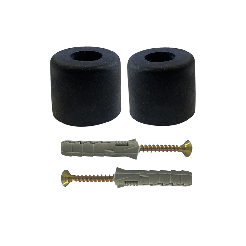 CILINDRIČNI ODBOJNIK ZA VRATA SET CRNI