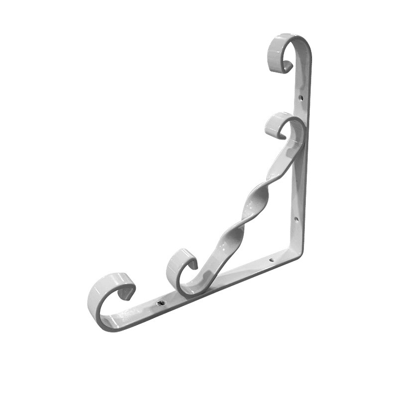 NOSAČ POLICE UKRASNI FORGE BIJELI