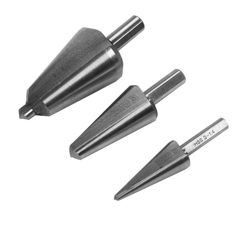 BORER STEPENASTI SET 3/1 3-14MM 8-20MM 16-30MM